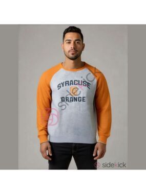 Syracuse Colosseum Men's Gray Orange Sweatshirt M